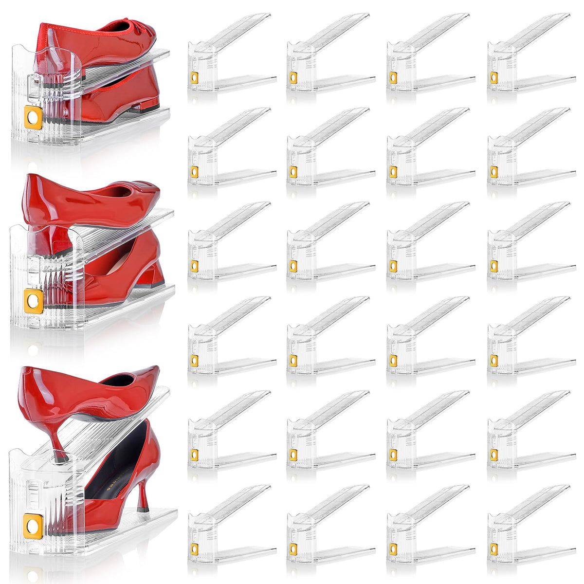 Clear Shoe Slots Organizers,24Pack Organizer for Clo | All Products - Image 1