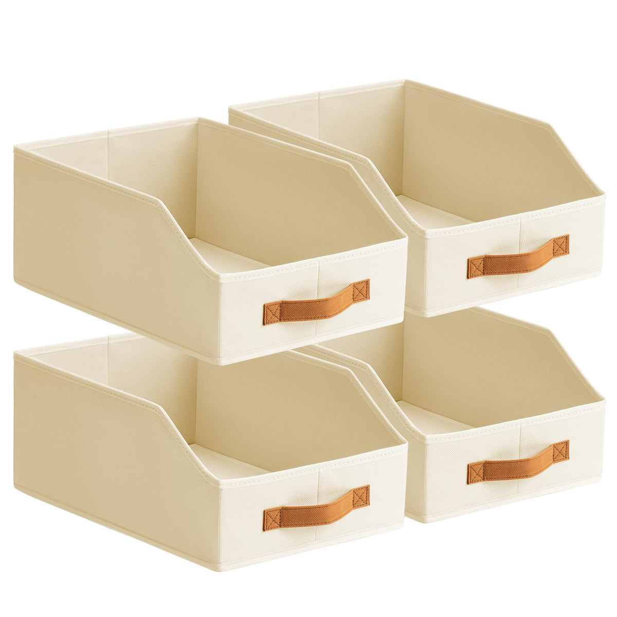 Homsorout Fabric Storage Bins for Organizing - 4 Pack - Image 1