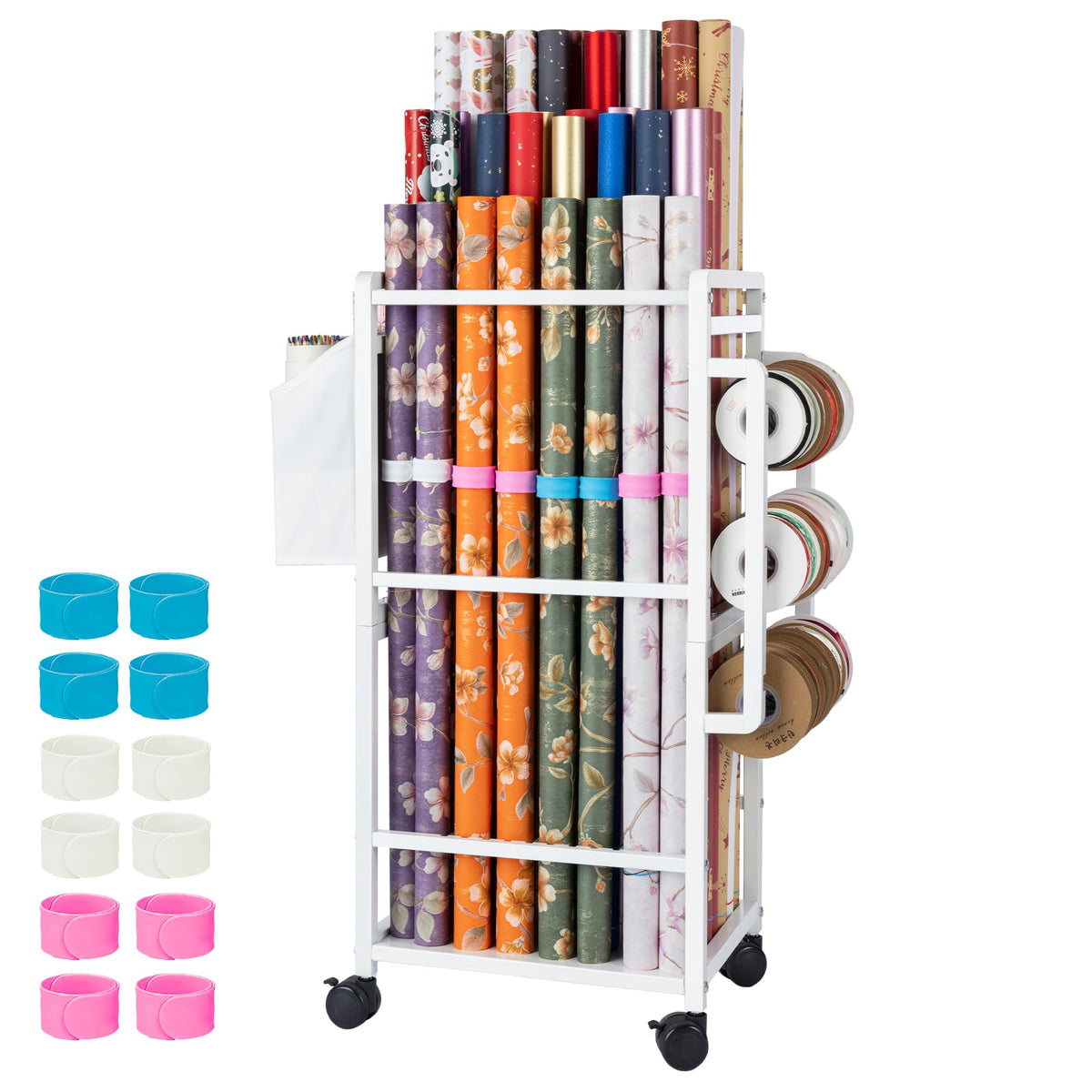 Wrapping Paper Storage, Gift Wrapping Paper Organizer Storage - Image 1