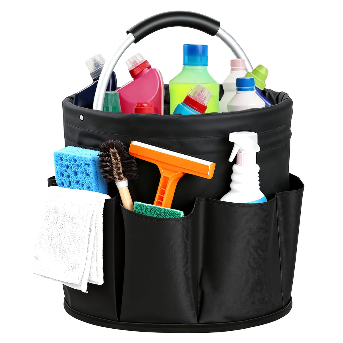 Cleaning Caddy with Handle, for Cleaning Supplies Organizer - Image 1