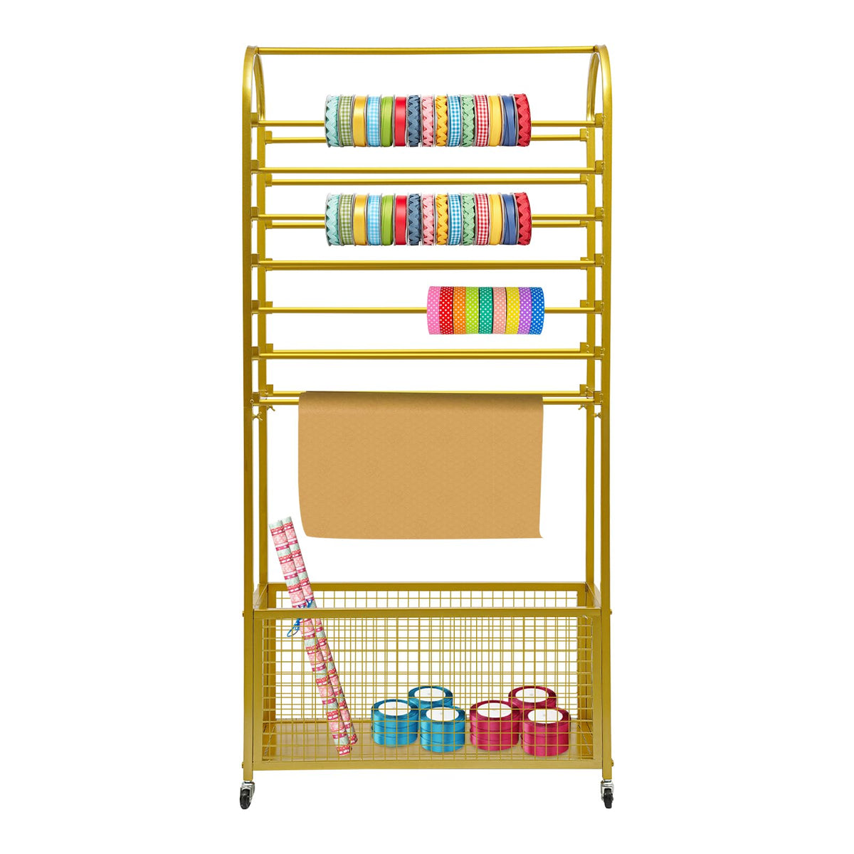 JOMCYDM Black Double-Sided Vertical Ribbon Holder | Home Organization - Image 1