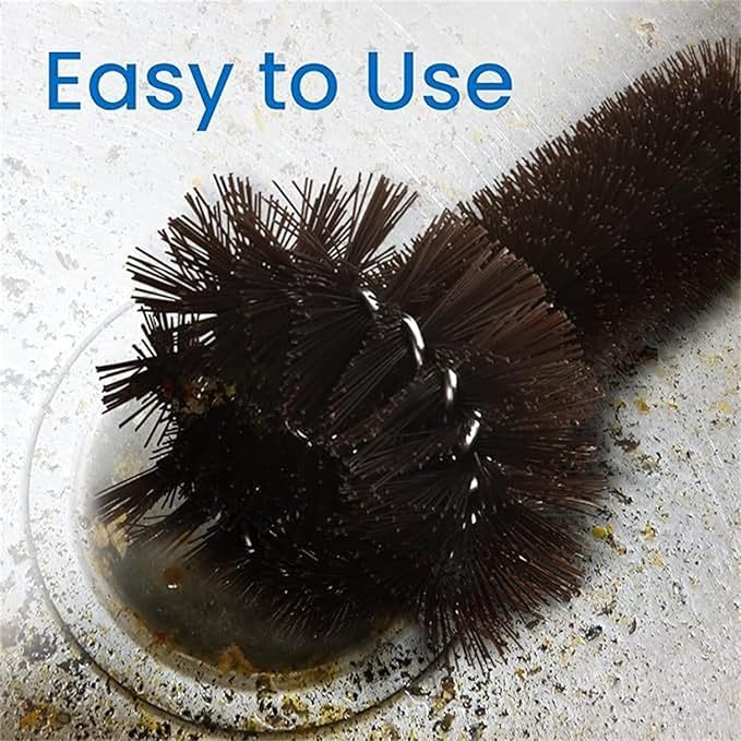 2 Pack Garbage Disposal Cleaner Brush 15" Extra Long Handle for Deep Cleaning Sink Drain Cleaning Brush, 15 Inch Long Handle, Garbage Disposal Cleaner