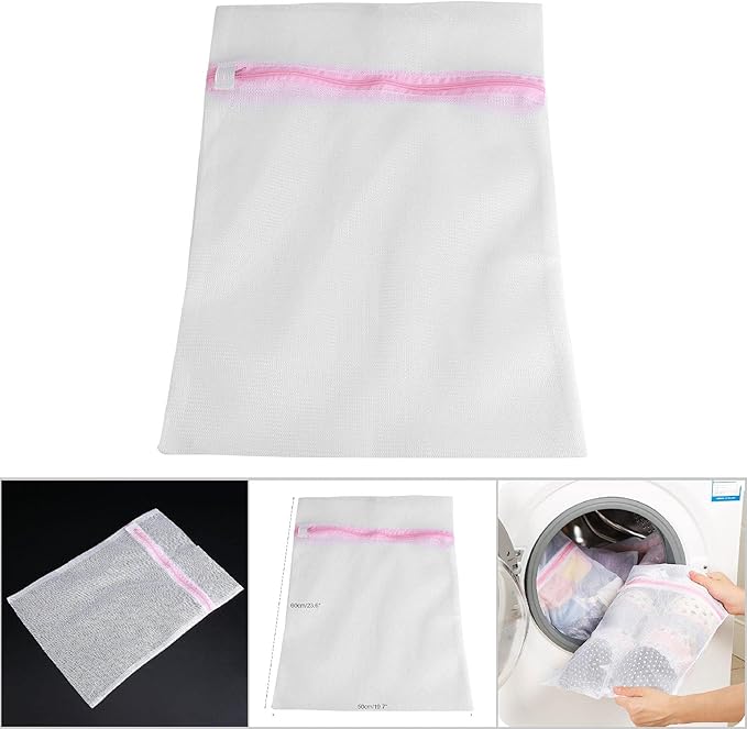 Zipped Lingerie Washing Bag Laundry Machine Mesh Clothes Socks Bra Underwear Bags