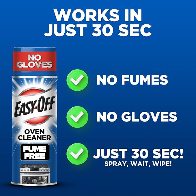 Easy-Off Fume Free Oven Cleaner, Lemon 14.5 oz Can