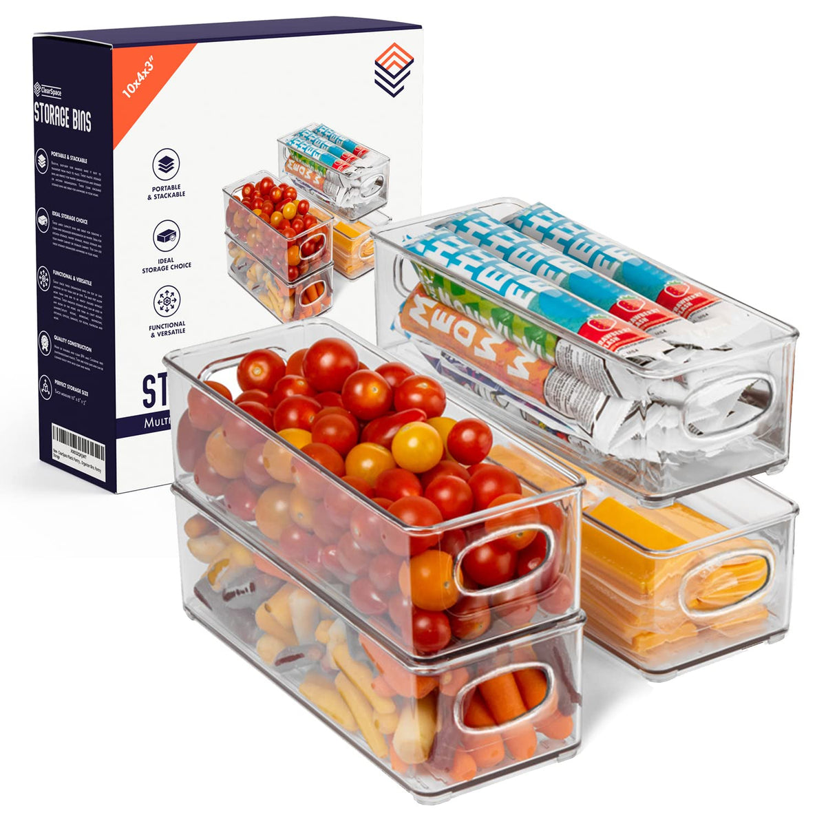 ClearSpace Plastic Pantry Organization and Food Storage Bin, 4 - Image 1