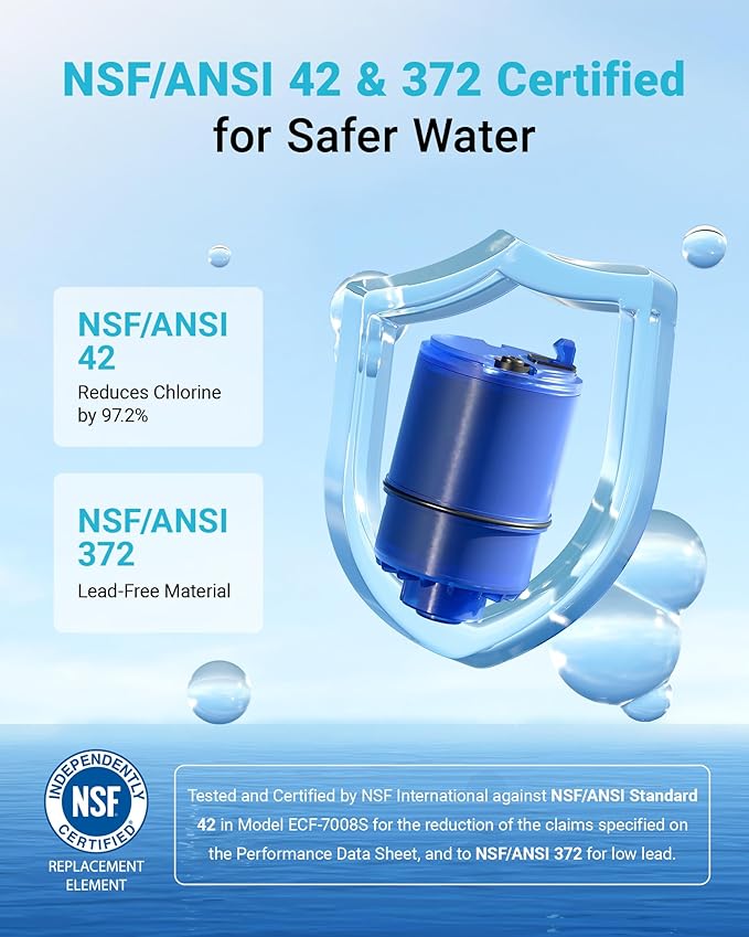 7 Pack Faucet Filter Replacement for All PUR® Plus Water Filter Replacement, Pur® Filter Replacement RF-9999®, NSF 42 Certified, 2100-Gallon Long Lifespan, AQUA CREST