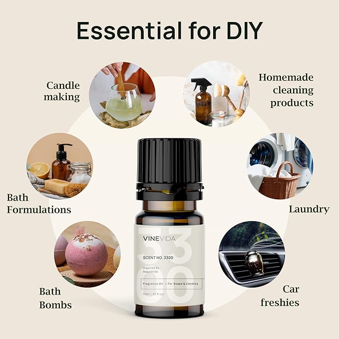 VINEVIDA Scent No.78-0.33oz Natural Fragrance Oil for Candle & Soap Making - Made in USA