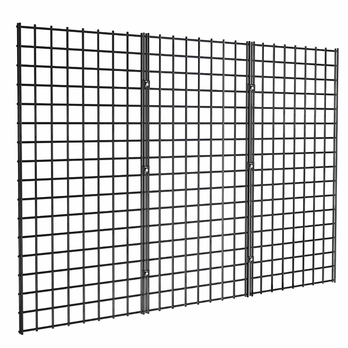 2' x 4' Black Gridwall Panels, 3-Pack Heavy-Duty Wir | All Products - Image 1