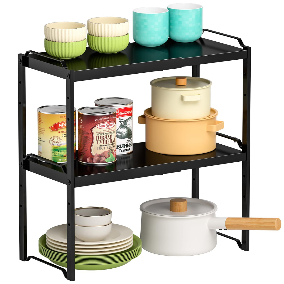 Expandable Cabinet Shelf Organizer, Metal Kitchen Co | All Products - Image 1