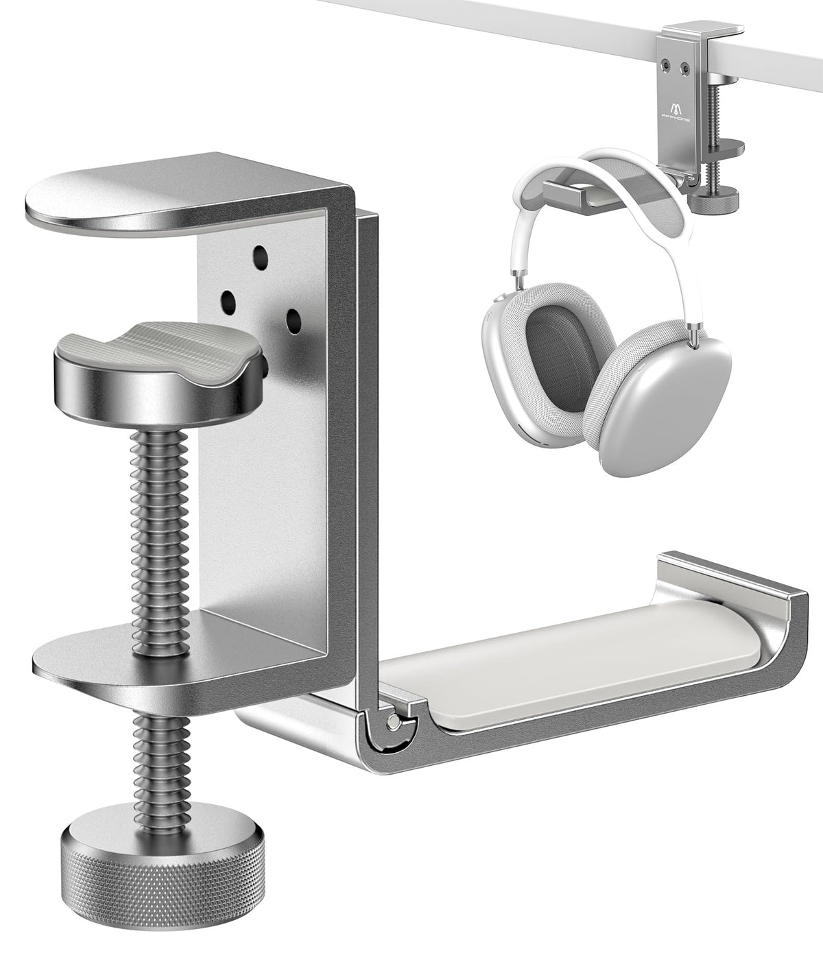 Foldable Headphone Stand and Hook – Aluminum Headset - Image 1
