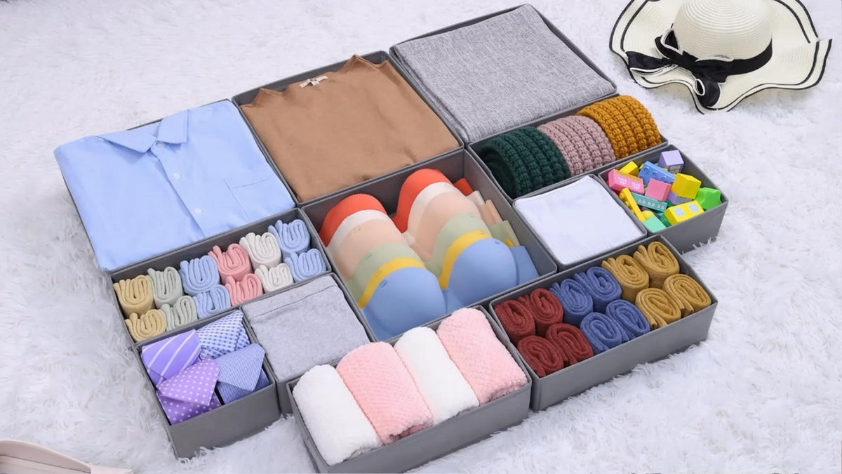 DIMJ Drawer Organizer Clothes 15 Pack - Image 8