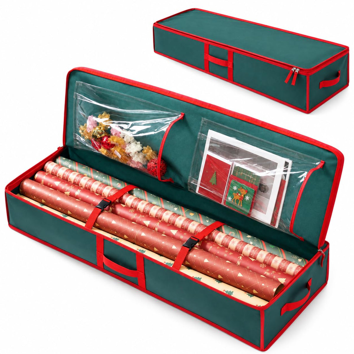 Wrapping Paper Storage Organizer, Fits 40-Inch Rolls - Image 1