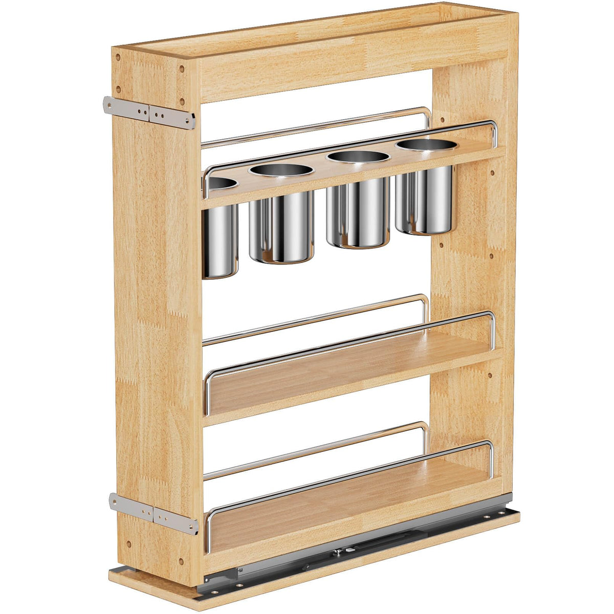 OCG 5" Pull-Out Solid Wood Storage Organizer for Bas | All Products - Image 1