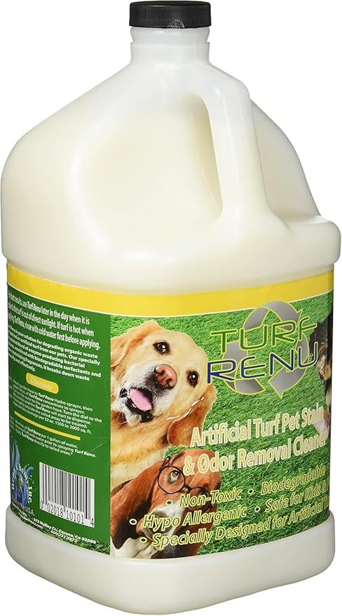 Tr10101 Bio-Enzymatic Cleaning Solution for Synthetic/Artificial Turf and Pet Odor Control, 1-Gallon