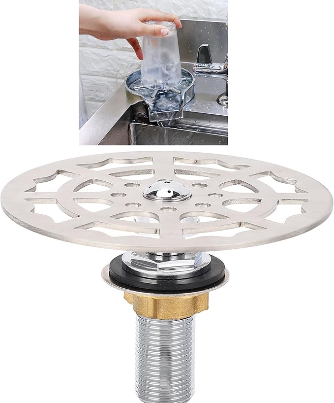 Stainless Steel Automatic Bottle Washer & Faucet Cup Cleaner - 360 Rotating G1/2 Sink Attachment for Home & Cafe