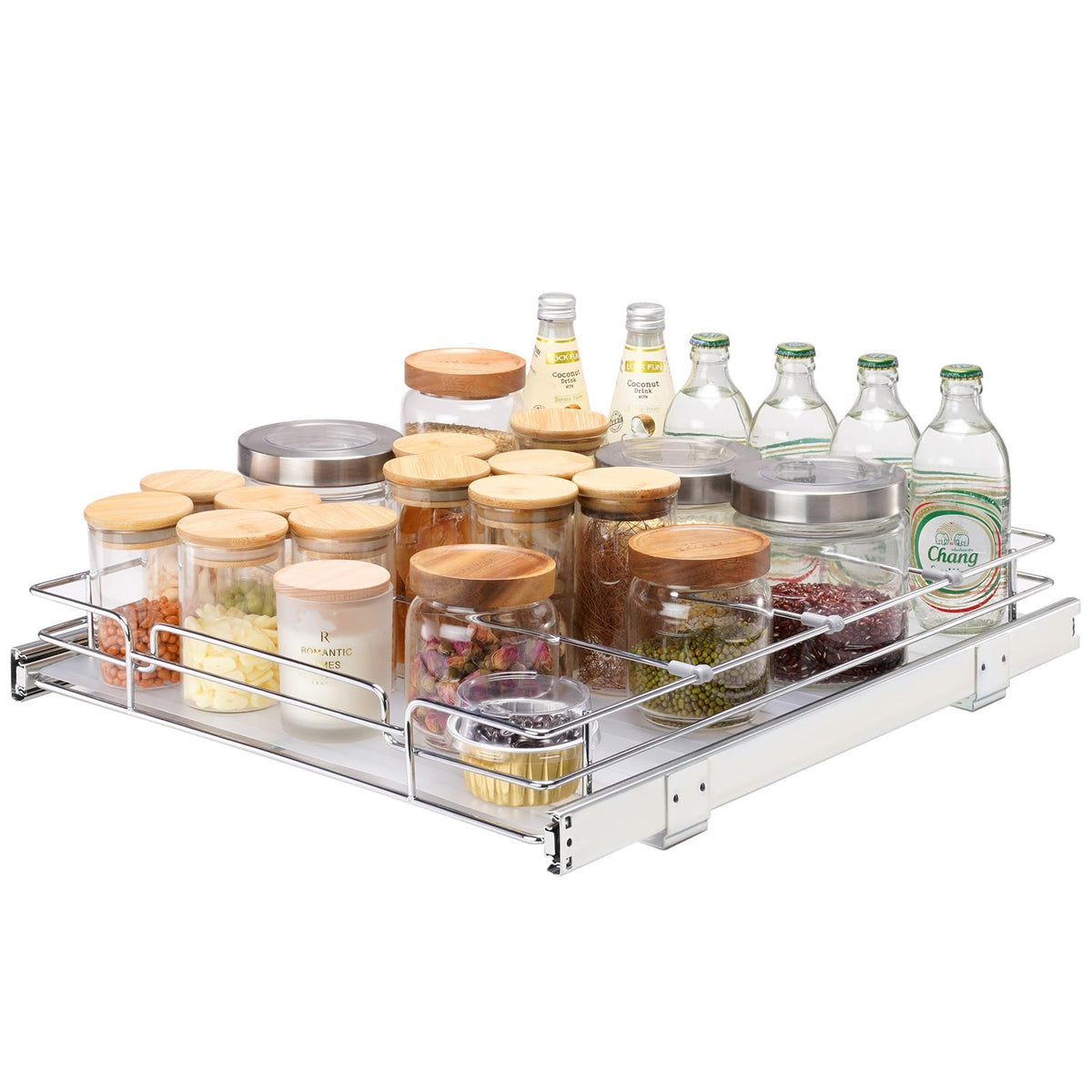 VEVOR 18.5"Wx21"Dx3.5"H Pull Out Cabinet Organizer, | All Products - Image 1