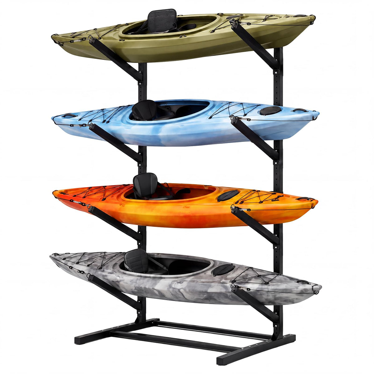 Kayak Storage Rack, 4 Tier Heavy Duty Freestanding | Home Organization - Image 1