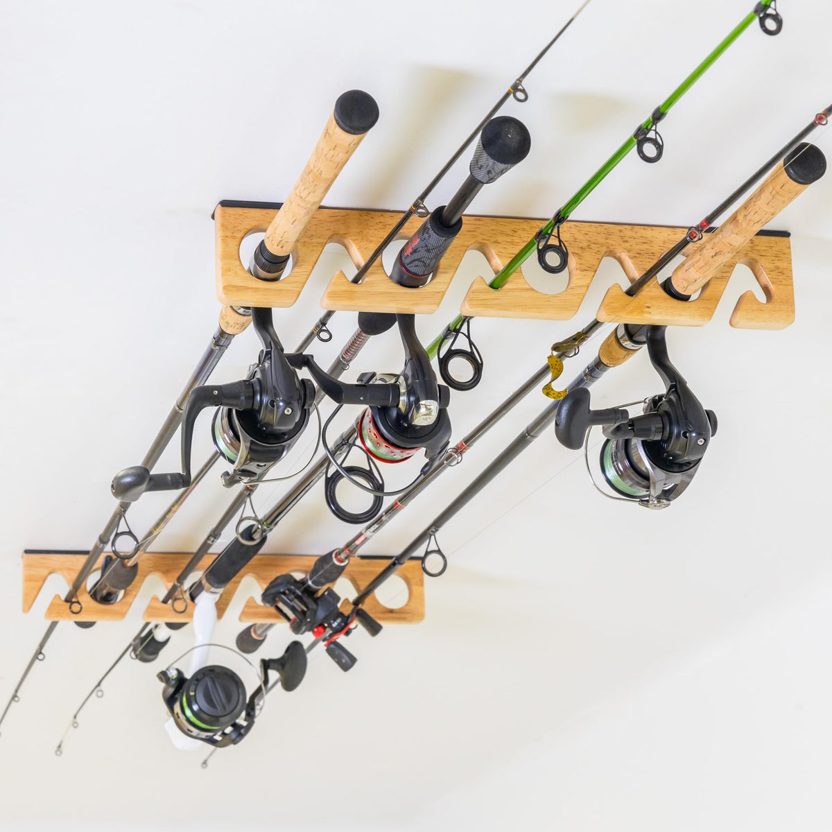 StoreYourBoard Fishing Rod Holder, Wall and Ceiling Rack - Image 1