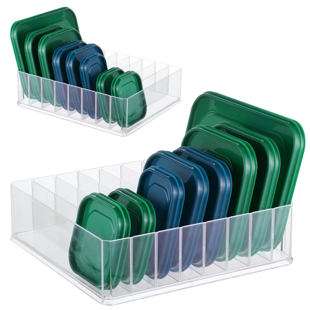 Rainmae Lid Organizer for Food Storage Container, Kitchen Pantry - Image 1