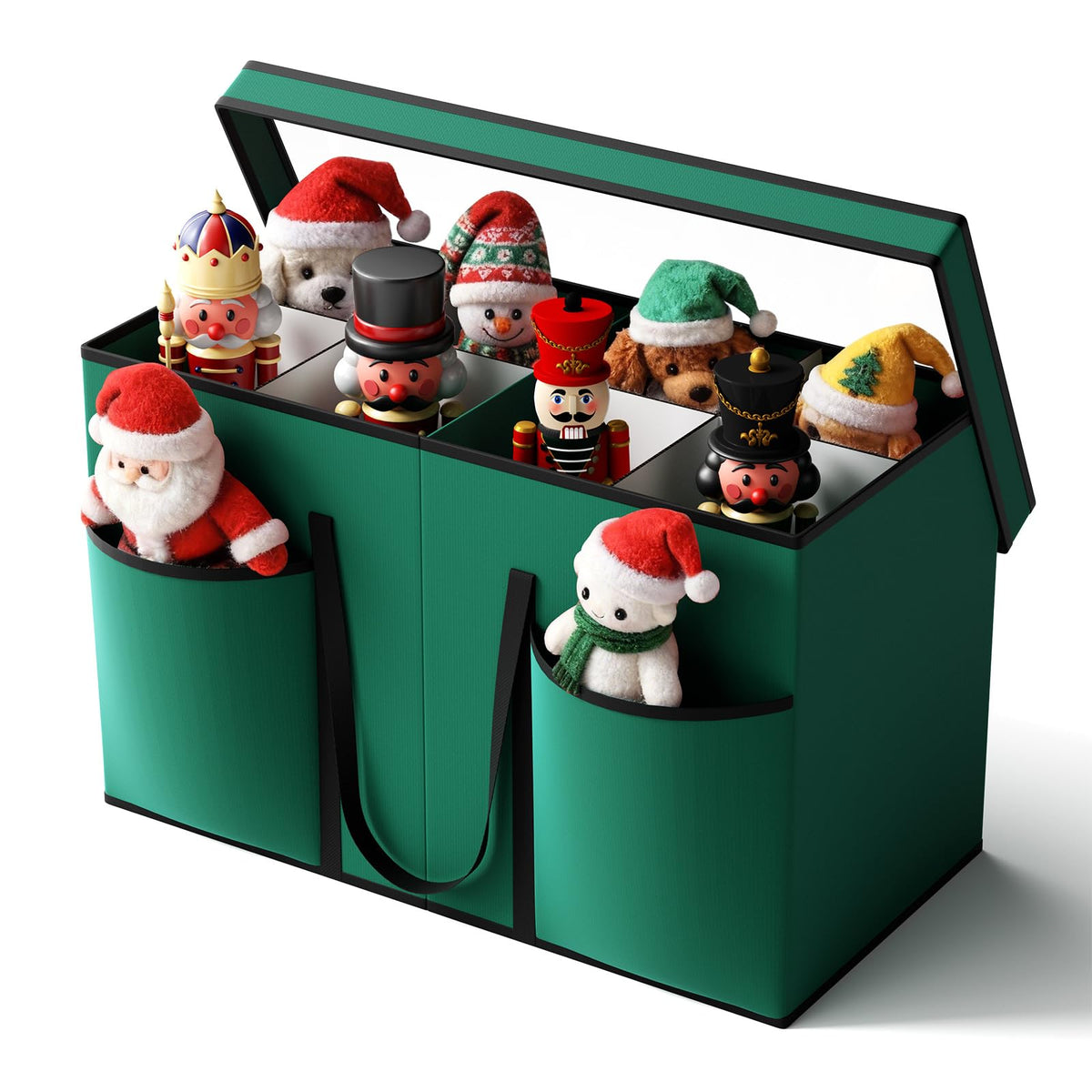 Christmas Figurine Storage Box & Nutcracker Storage - Image 1