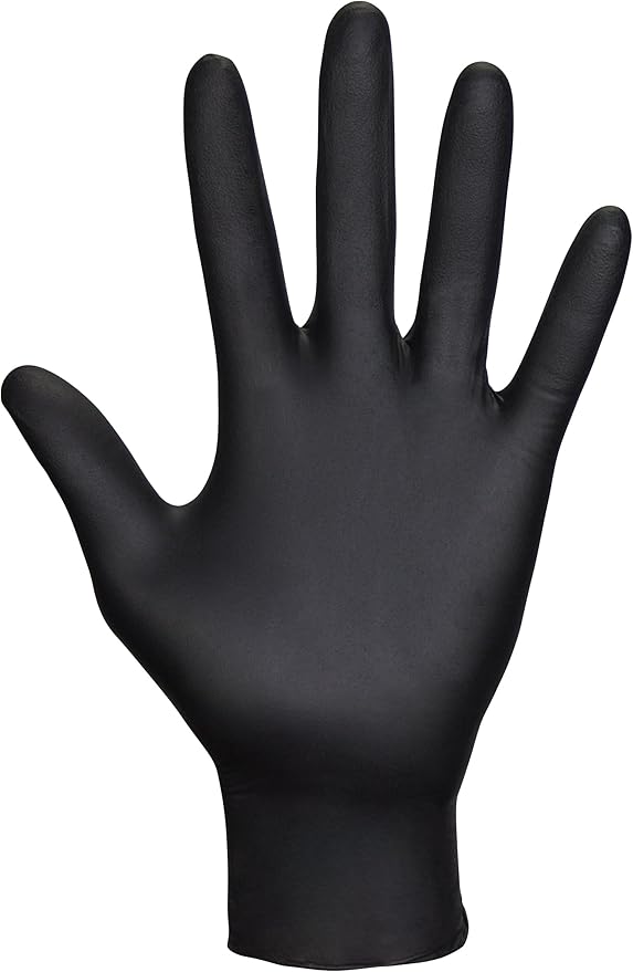 Raven Powder Free Nitrile Disposable Gloves 7 Mil - XL Latex Free, Chemical + Puncture Resistant, Textured Grip, Single Use for Automotive, Industrial, Janitorial, MRO, Food Service 66519