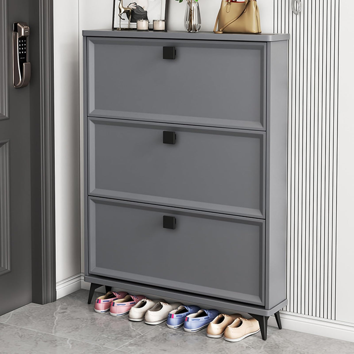 Narrow Shoe Storage, Slim Shoe Rack - Image 1