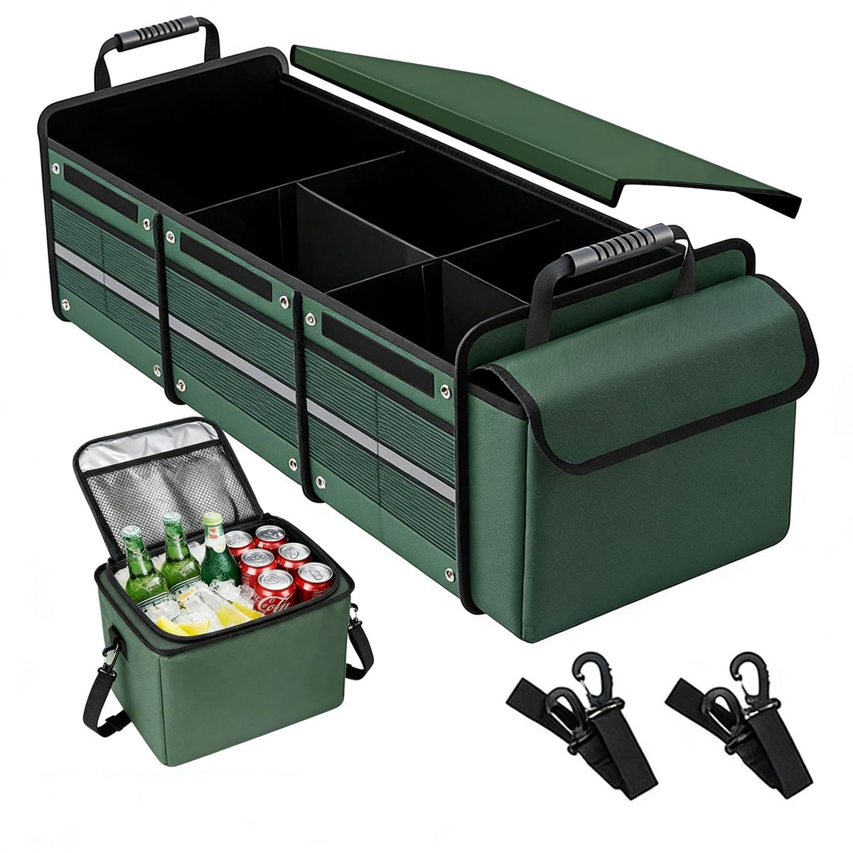 Car Trunk Organizer with Removable Cooler Bag | Home Organization - Image 1