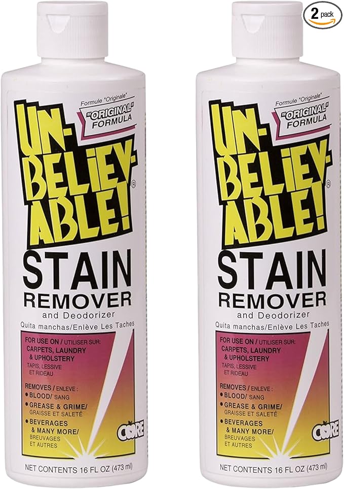 UNBELIEVABLE! Stain Remover; Pint; SR100 (2 Pack)