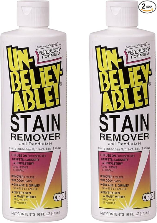 UNBELIEVABLE! Stain Remover; Pint; SR100 (2 Pack)