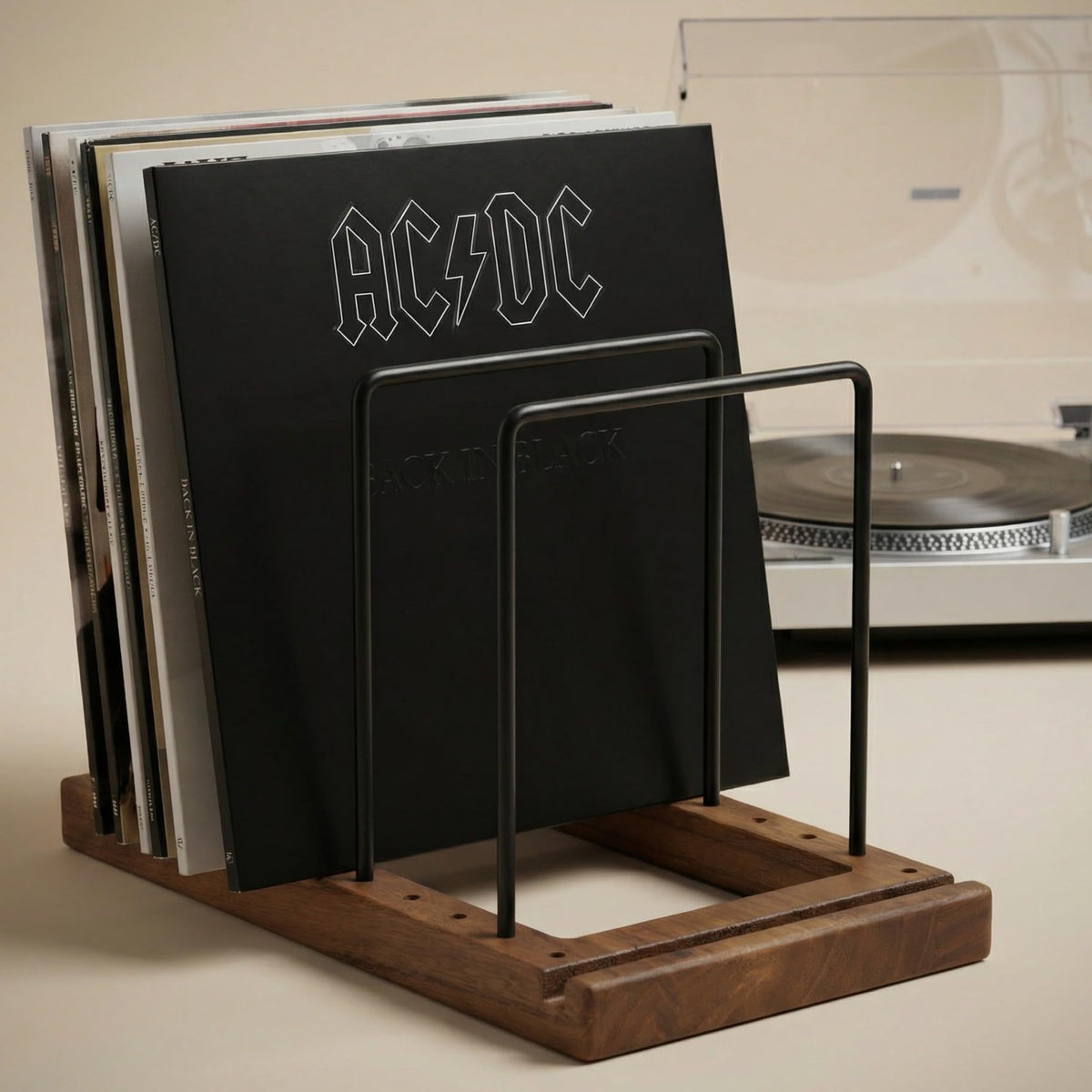 Decorative Vinyl Record Storage For Up to 75 Single - Image 1