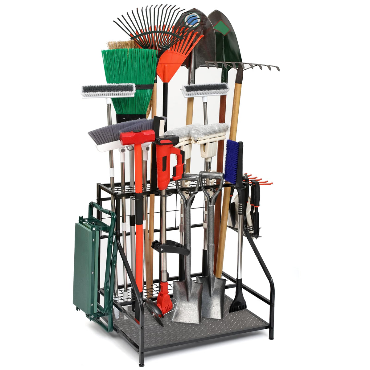 Garden Tool Organizer for Garage, Garden Tool Rack - Image 1