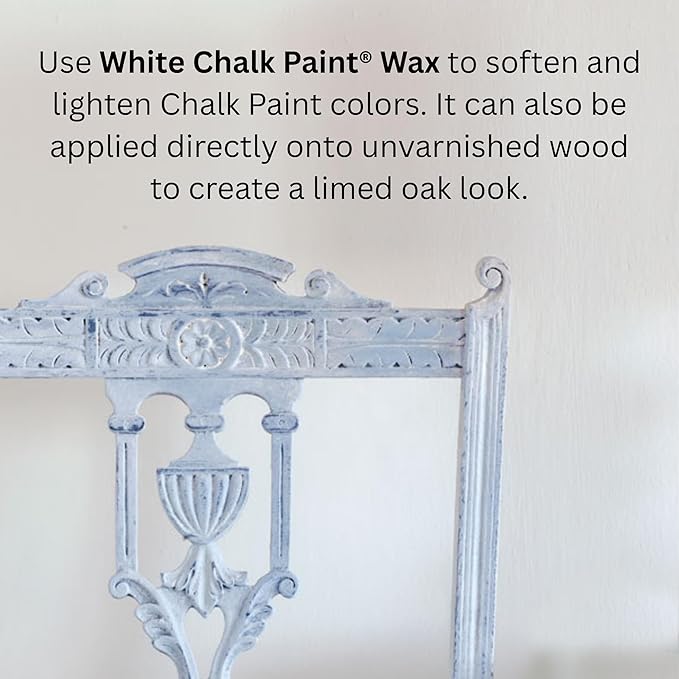 Annie Sloan Chalk Paint® Wax (500 mL, White) - Protective Furniture Wax for Paintwork | Seals, Softens & Enhances Hand-Painted Finishes