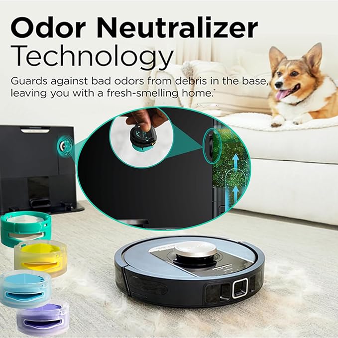 Replacement Odor Neutralizer Cartridge for Shark Vacuum & Air Pur-ifier, Compatible with AZ3000 AZ3002 ZD550 IZ862H HP301 HP302, Shark Vacuum Scent Pods & Deodorizer Cartridges