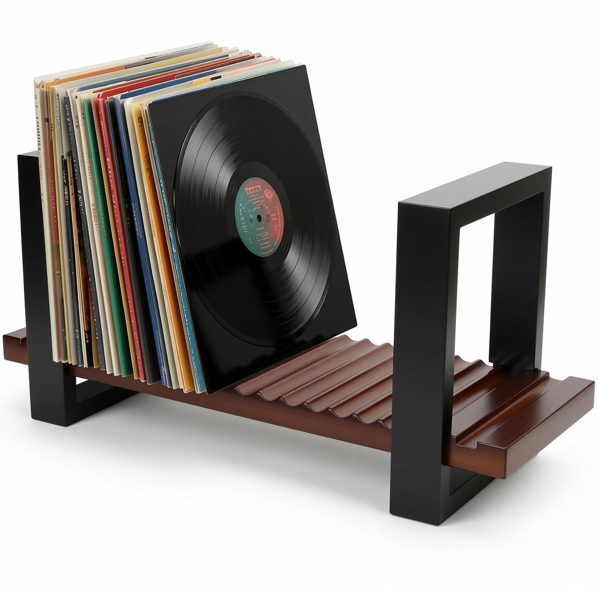 ARCWEISSO Vinyl Record Storage, Adjustable Vinyl Record Holder - Image 1
