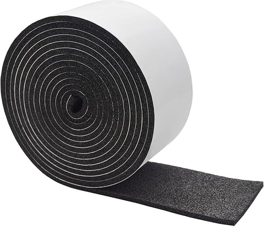 DOBTIM Pipe Insulation Foam Wrap Tape, self Adhesive with high Resilience for Pipe Insulation Wrap 13 Ft Long x 3 Inch Wide x 1/5 Inch Thick