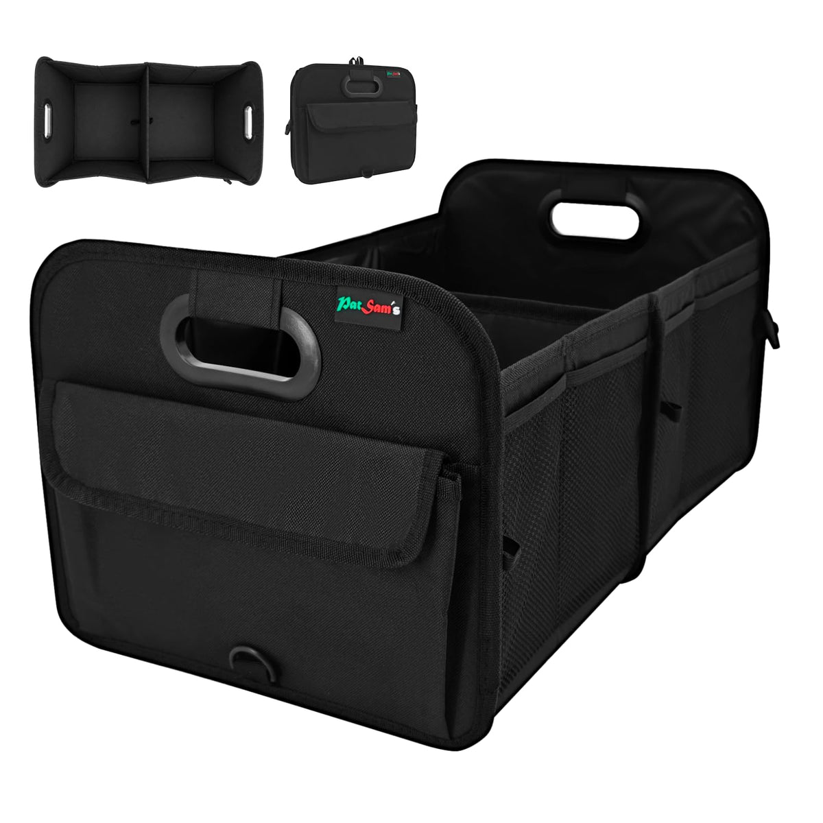 PAT SAM'S Car Trunk Organizer for SUV, Collapsible Storage - Image 1