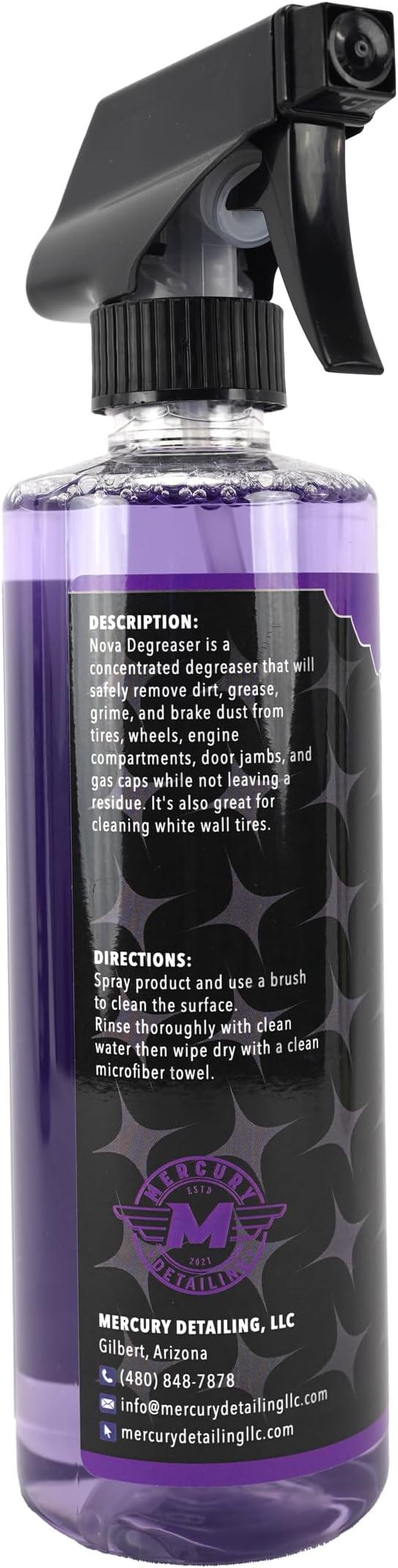 Nova Heavy Duty Automotive Degreaser – 16 oz each (Pack of 2) | Removes Grease, Brake Dust & Grime | Fast-Acting Cleaner for Engine, Garage, Car Detailing | Industrial Strength Formula