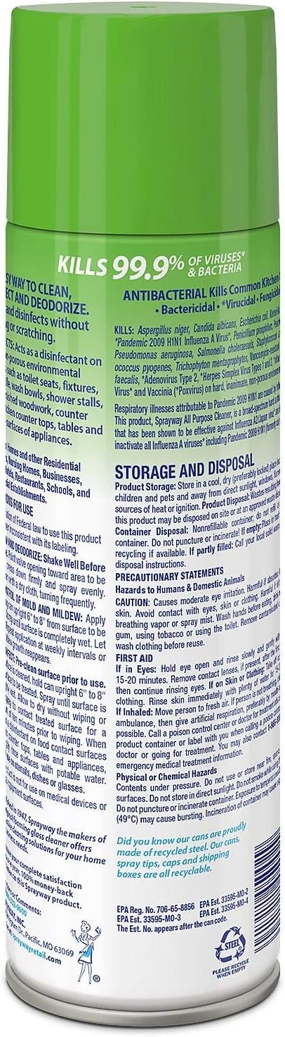 Sprayway All Purpose Cleaner, (6pk, 19 oz.)