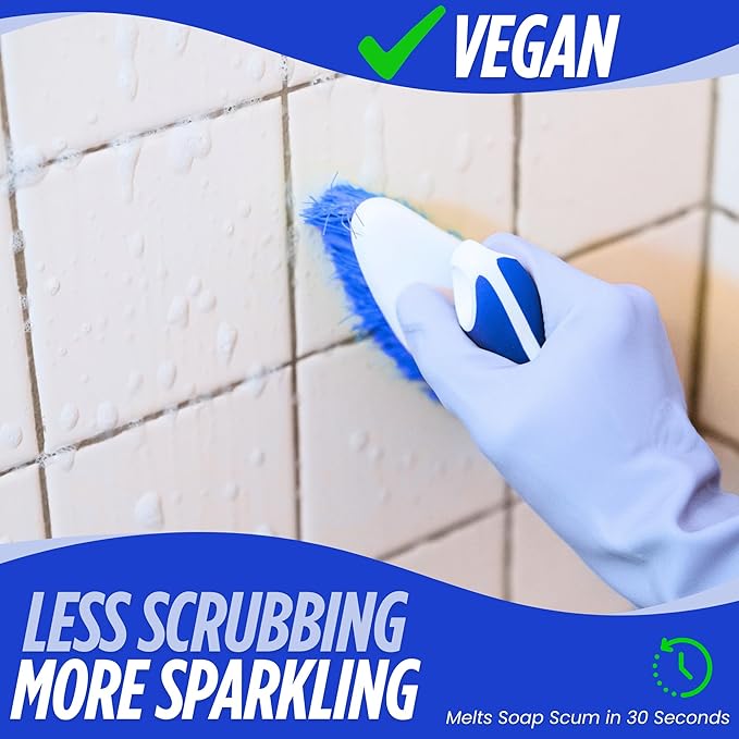 Oh Yuk Deep Shower Cleaner Spray – 24 fl oz | Removes Soap Scum & Hard Water Buildup | Streak-Free Shine for Showers, Tile & Glass | Vegan, Formulated & Made in the USA