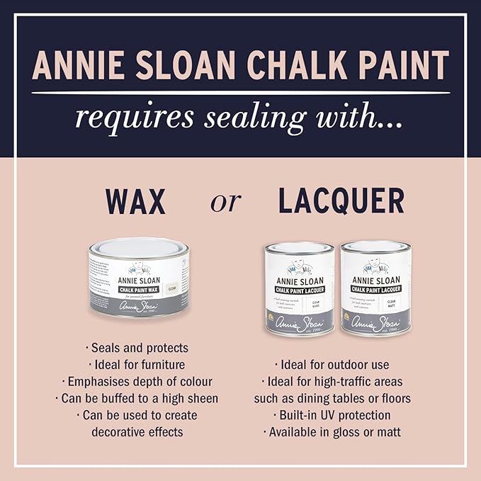 Annie Sloan Chalk Paint® Wax (500 mL, Black) - Protective Furniture Wax for Paintwork | Seals, Softens & Enhances Hand-Painted Finishes