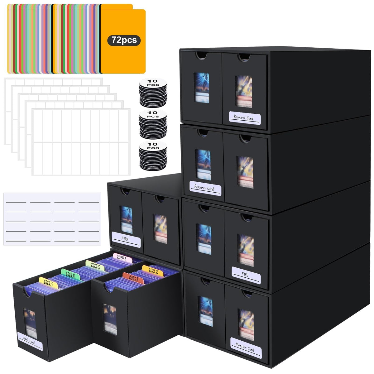 Card Storage Box, 11000+ Trading Card Storage 2000+ - Image 1