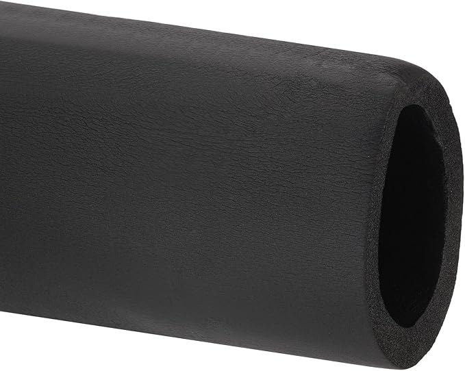 PATIKIL 4-1/4"(108mm) ID x 6.6Ft Pipe Insulation Foam Tube, Pipe Cover Wrap Roll Bar Padding Tubing for Handle Grip HVAC Outdoor Air Conditioner Units, Black