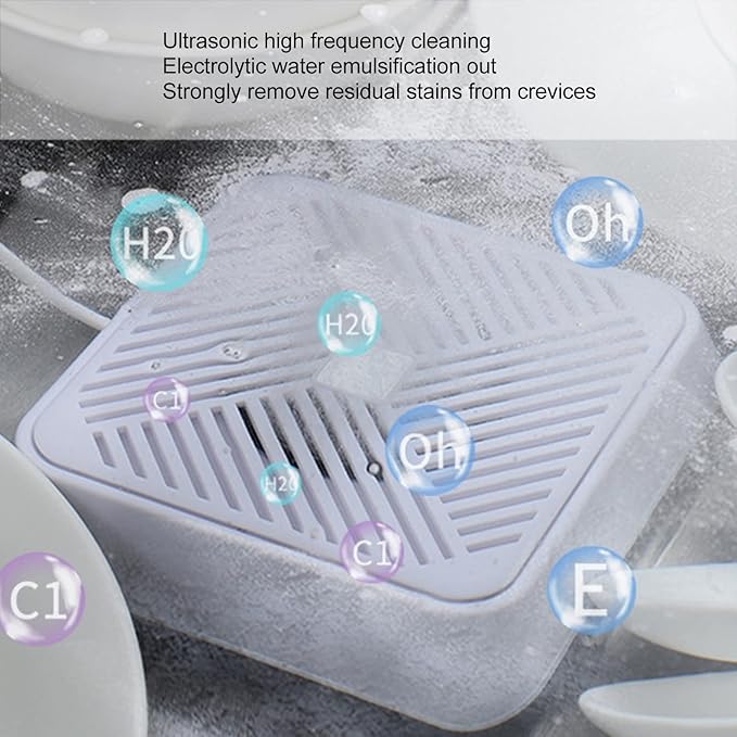 Portable Washing Machine, Household USB Dishwasher Fruit Cleaner Device for Fruit, Vegetables, Rice, Meat and Tableware