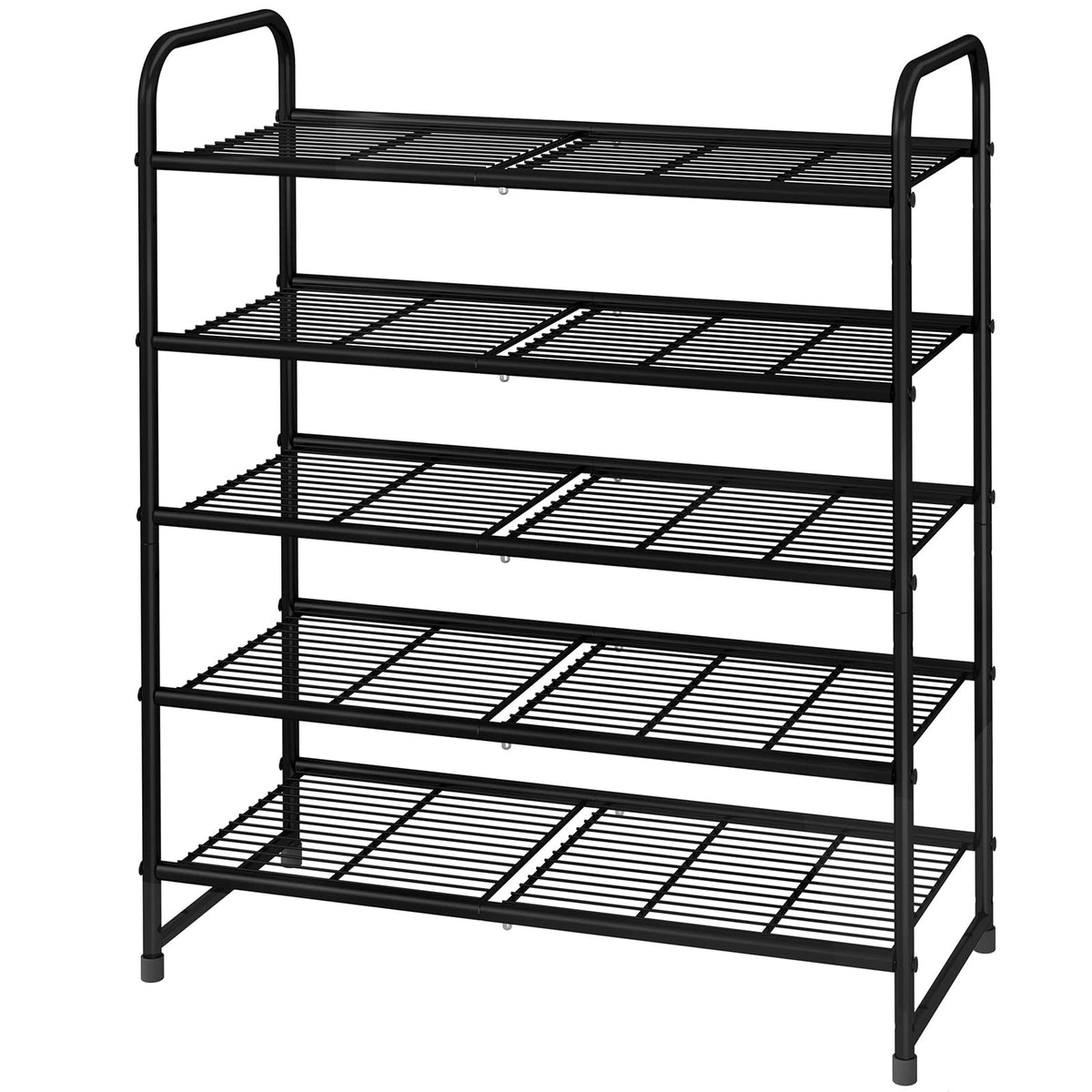 Simple Trending 5-Tier Stackable Shoe Rack, Expandable & - Image 1