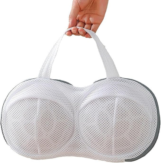 Bra laundry bags,Bra Washing Bag for Laundry Lingerie Underwear Brassiere Bag,Lingerie Bags with 3D Skeleton for Washing Machine,(Grey)