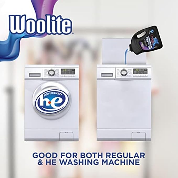 Woolite Darks Defense Liquid Laundry Detergent, Light Fresh Scent, 66 Loads, 100 Fl Oz