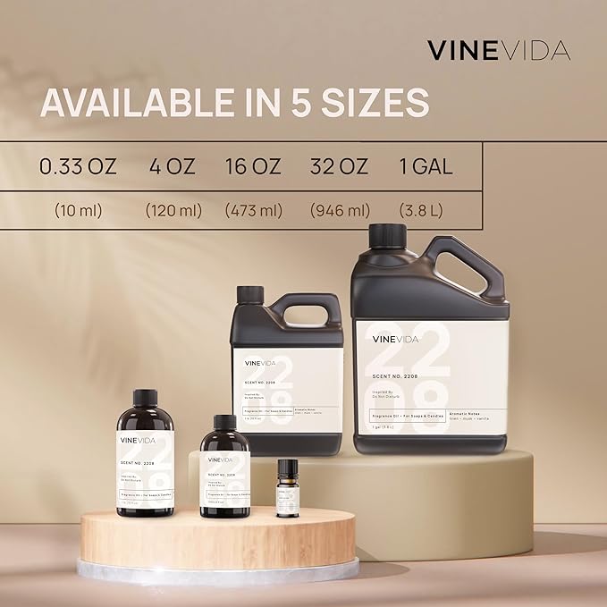 VINEVIDA [4oz] Roasted Pine Fragrance Oil for Candle Making and Soap Making - Premium Candle Scents for Soy Candles