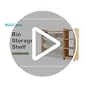MallBest Kids Toy Storage Organizer with Bins, Solid Pine Wood - Image 8