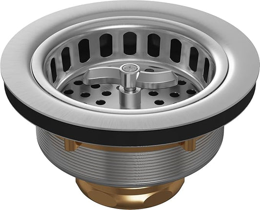 PROFLO PF1433BR 3-1/2" Basket Strainers - Stainless Steel