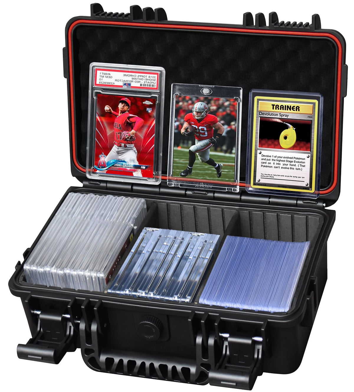 Graded Card Case, Baseball Card Storage Box for Trading - Image 1